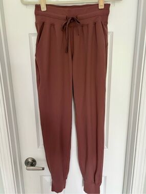 Lululemon Ready to Rulu Jogger Terracotta Rose Pink High Rise Pants Size 6
